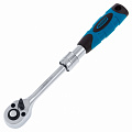 Ключ телескопический трещоточный 1/4", 150-200 мм, CrV, хромир., 2-х комп. рукоятка// Gross Ключ телескопический трещоточный 1/4", 150-200 мм, CrV, хромир., 2-х комп. рукоятка// Gross