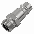 Ниппель универсальный быстросъемный ("папа"), внешняя резьба 1/4", 2 шт.// Stels Ниппель универсальный быстросъемный ("папа"), внешняя резьба 1/4", 2 шт.// Stels