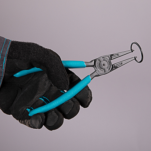 Съемник, 175 мм, для внутренних стопорных колец (19-60 мм), прямые губки (сжим)// Gross Съемник, 175 мм, для внутренних стопорных колец (19-60 мм), прямые губки (сжим)// Gross
