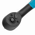 Ключ-трещотка 3/8", 72 зуба, Comfort, с быстрым сбросом, CrV, 2-х комп. рукоятка// Gross Ключ-трещотка 3/8", 72 зуба, Comfort, с быстрым сбросом, CrV, 2-х комп. рукоятка// Gross