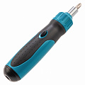 Отвертка-реверс + механизм SmartPush + биты, 12 пред., PH + SL + Torx, S2, 2к рукоятка// Gross Отвертка-реверс + механизм SmartPush + биты, 12 пред., PH + SL + Torx, S2, 2к рукоятка// Gross