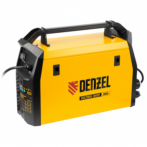 Аппарат инвертор. полуавтомат. сварки MultiMIG-200DP Synergy Double Pulse, 200 А, ПВ 80%// Denzel Аппарат инвертор. полуавтомат. сварки MultiMIG-200DP Synergy Double Pulse, 200 А, ПВ 80%// Denzel