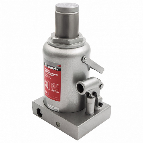 Домкрат гидравлический бутылочный, 30 т, h подъема 260-415 мм// Matrix Домкрат гидравлический бутылочный, 30 т, h подъема 260-415 мм// Matrix
