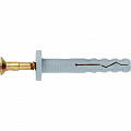 Дюбель-гвоздь полипропиленовый с цилиндрическим бортиком 8х140мм, 2шт//ШУРУПЬ Дюбель-гвоздь полипропиленовый с цилиндрическим бортиком 8х140мм, 2шт//ШУРУПЬ