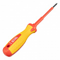 Отвертка Insulated до 1000 В, PH0x75 мм, CrMo, 2к рукоятка// Matrix Отвертка Insulated до 1000 В, PH0x75 мм, CrMo, 2к рукоятка// Matrix