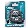 Рулетка Magnetisch, 3м х 16мм,обрезин. корпус,автоматич. фиксация, нейлон. покр.,магн. зацеп// Gross Рулетка Magnetisch, 3м х 16мм,обрезин. корпус,автоматич. фиксация, нейлон. покр.,магн. зацеп// Gross