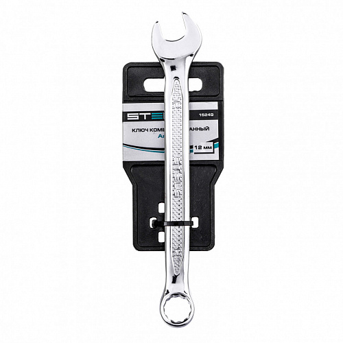 Ключ комбинированный, 12 мм, CrV, антислип// Stels Ключ комбинированный, 12 мм, CrV, антислип// Stels