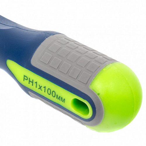 Отвертка, PH1х100 мм, CrV, 3c handle// Сибртех Отвертка, PH1х100 мм, CrV, 3c handle// Сибртех