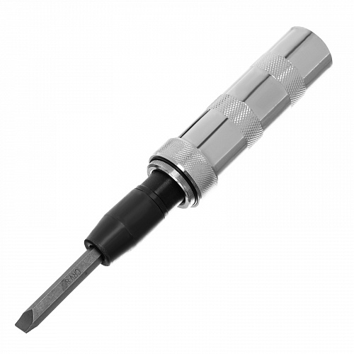 Отвертка ударно-поворотная 1/2" + биты, 6 шт., PH + SL, CrV, металлическая рукоятка// Matrix Отвертка ударно-поворотная 1/2" + биты, 6 шт., PH + SL, CrV, металлическая рукоятка// Matrix