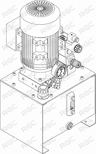 Гидростанция РГНЭ23-4-H/ЗМ/2Др-20В-38/2,2/15М Гидростанция РГНЭ23-4-H/ЗМ/2Др-20В-38/2,2/15М