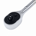 Ключ телескопический трещоточный 1/4", 150-200 мм, CrV, хромир., 2-х комп. рукоятка// Gross Ключ телескопический трещоточный 1/4", 150-200 мм, CrV, хромир., 2-х комп. рукоятка// Gross