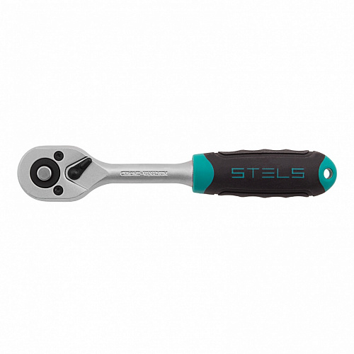 Ключ-трещотка 1/4", 72 зуба, с быстрым сбросом, CrV// Stels Ключ-трещотка 1/4", 72 зуба, с быстрым сбросом, CrV// Stels