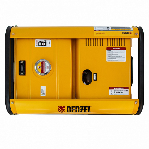 Генератор дизельный DD6300Е, 5,0 кВт, 230В/50Гц, 15 л, электростартер// Denzel Генератор дизельный DD6300Е, 5,0 кВт, 230В/50Гц, 15 л, электростартер// Denzel
