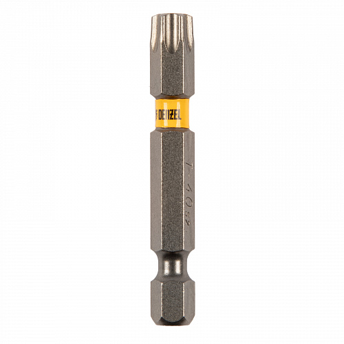 Набор бит TORX 40х50, сталь S2, шестигранный профиль, 10 шт.// Denzel Набор бит TORX 40х50, сталь S2, шестигранный профиль, 10 шт.// Denzel