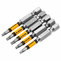 Набор бит, T10x2", 5 шт.// Denzel Набор бит, T10x2", 5 шт.// Denzel