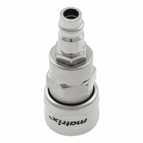Набор переходников, быстросъемное соединение, резьбовое соед., 2 шт., внутр. диаметр 1/4"// Matrix Набор переходников, быстросъемное соединение, резьбовое соед., 2 шт., внутр. диаметр 1/4"// Matrix
